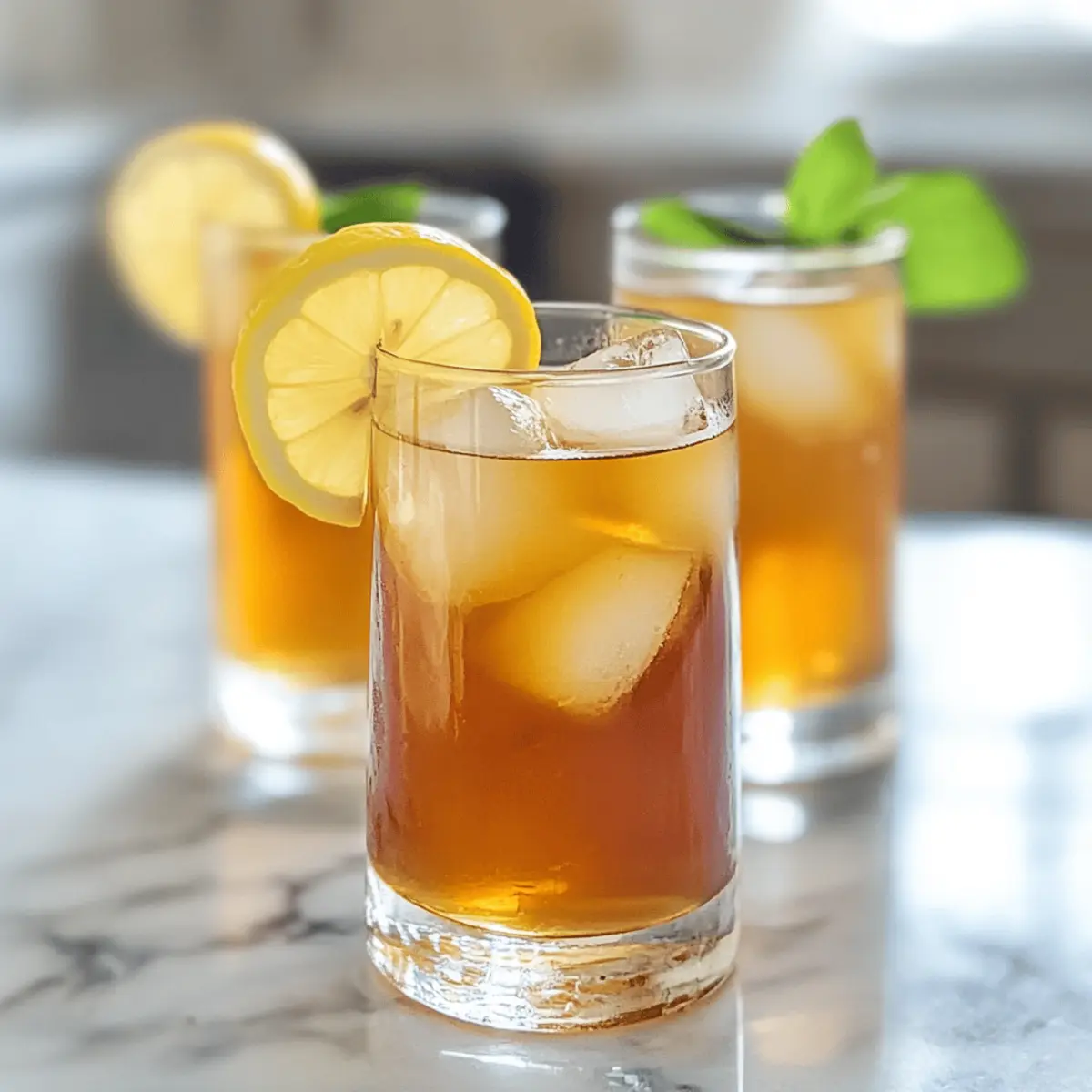 Earl Grey Ginger Spritzer für heiße Sommertage