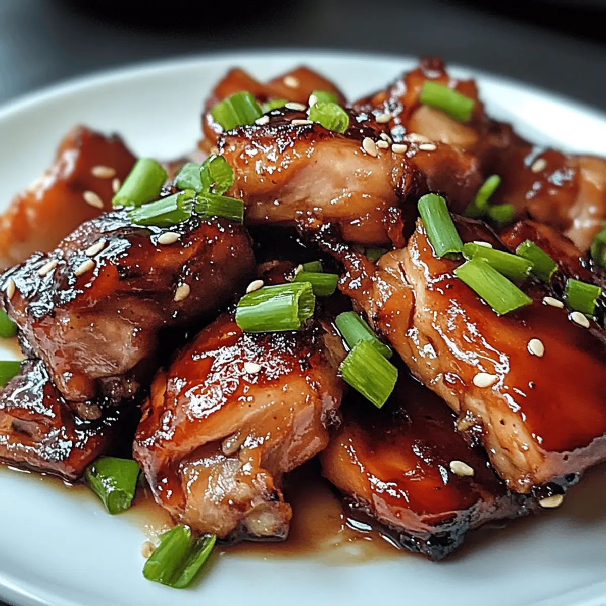 Sticky Char Siu Hähnchen für Zuhause