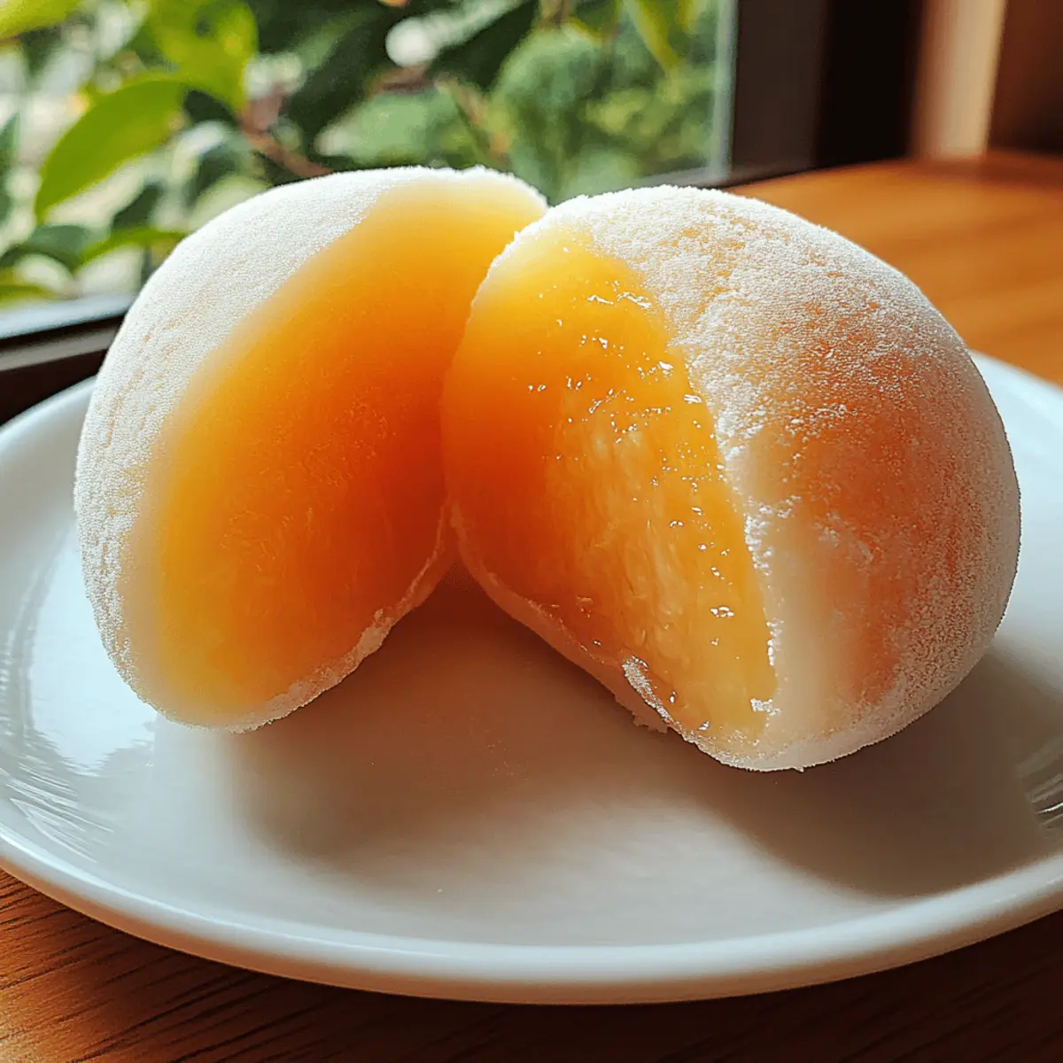 Whole Peach Mochi für einen fruchtigen Sommergenuss