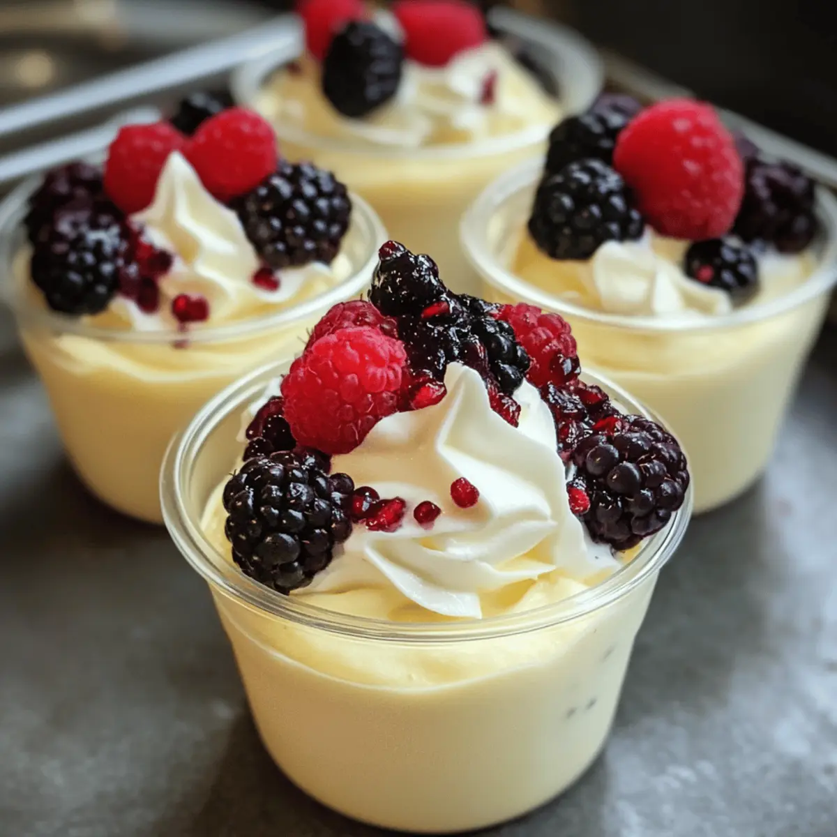 Der Ausgang: Cremiger High Protein Vanillepudding
