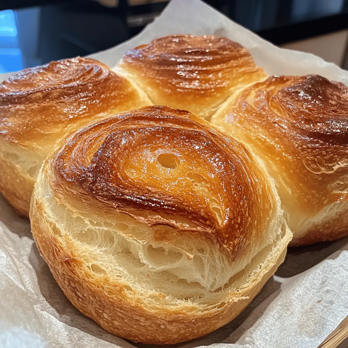 Fluffige 4D Heißluft Dampfofen Brötchen