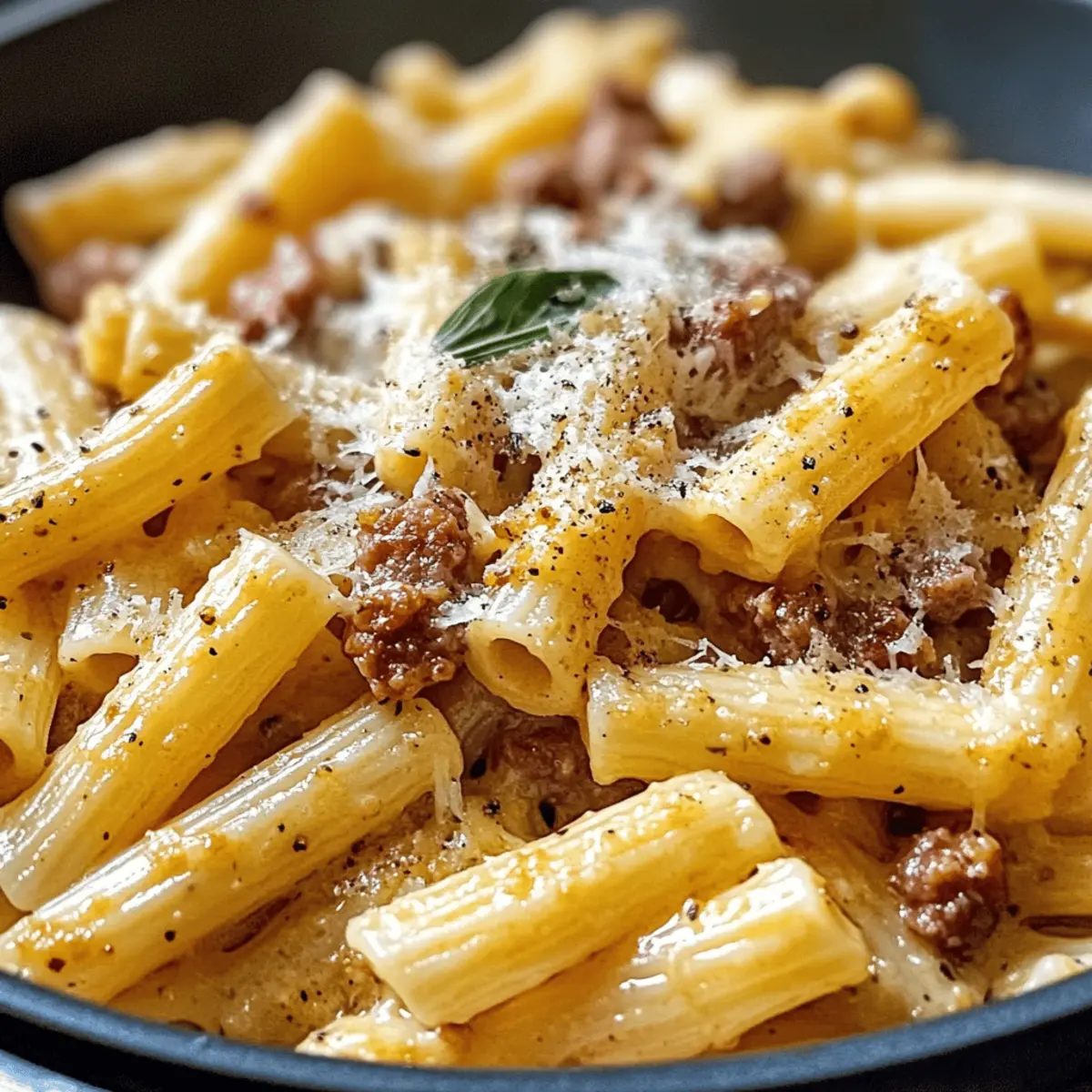 Pasta alla Norcina: Cremiger Genuss aus Italien