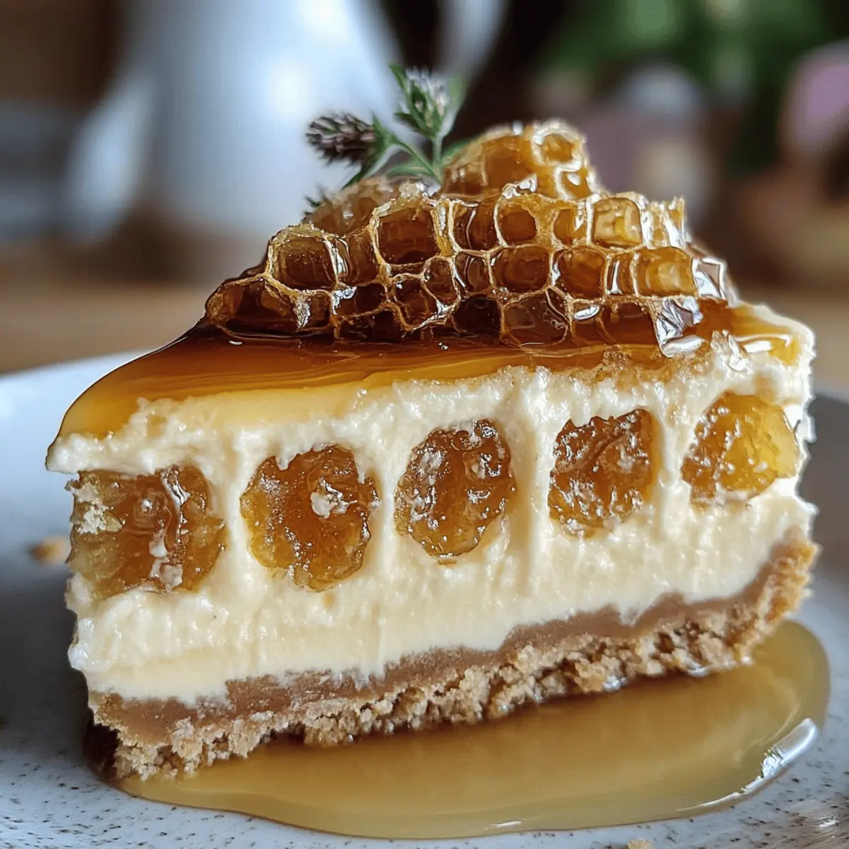 Honigwaben-Käsekuchen ohne Backen