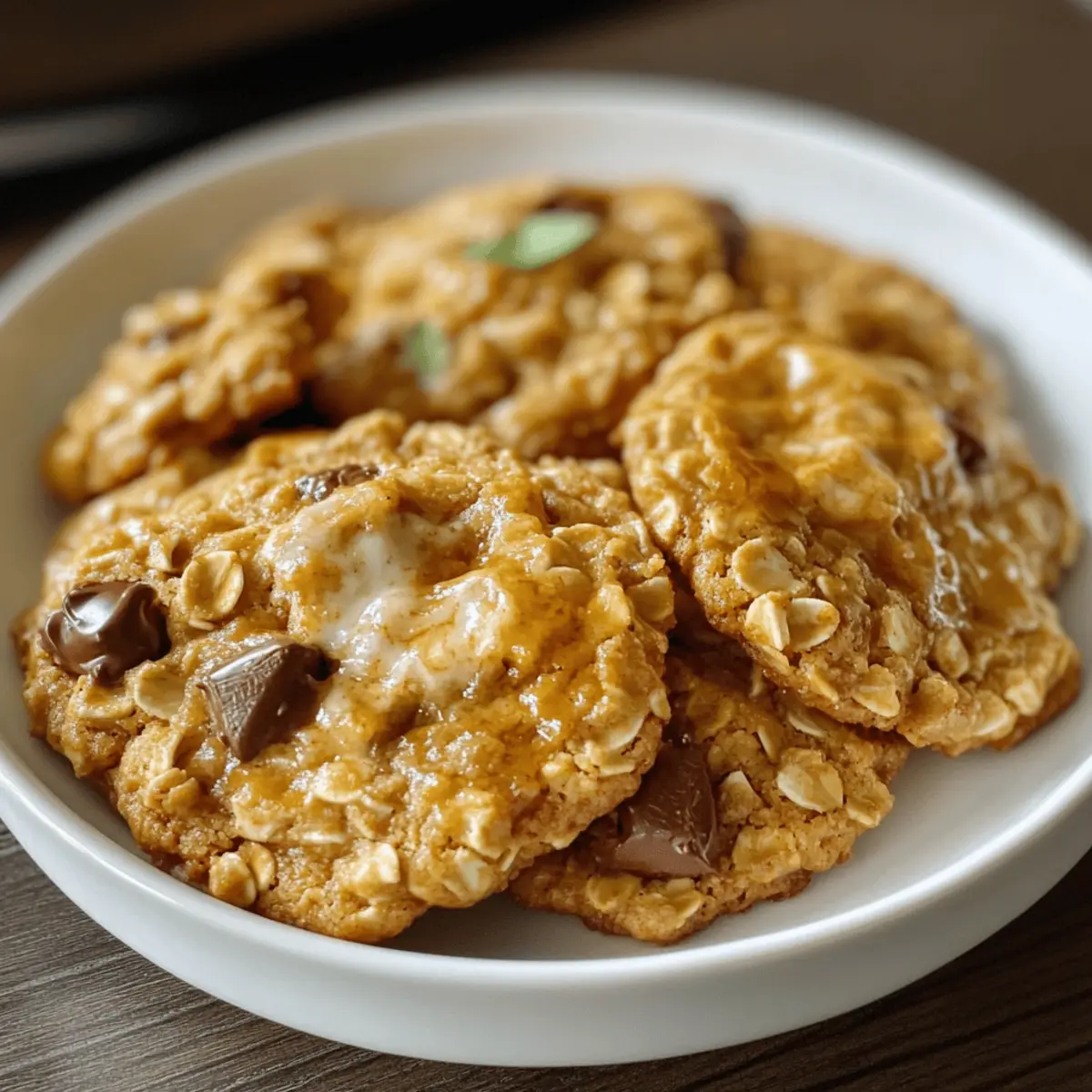Crispy Chocolate Oat Cookies in 30 Minuten