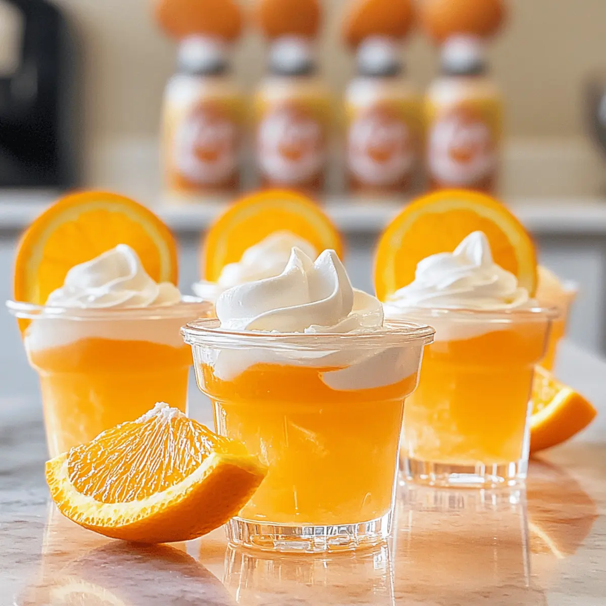 Der Ausgang: Fruchtige Orange Creamsicle Jello Shots