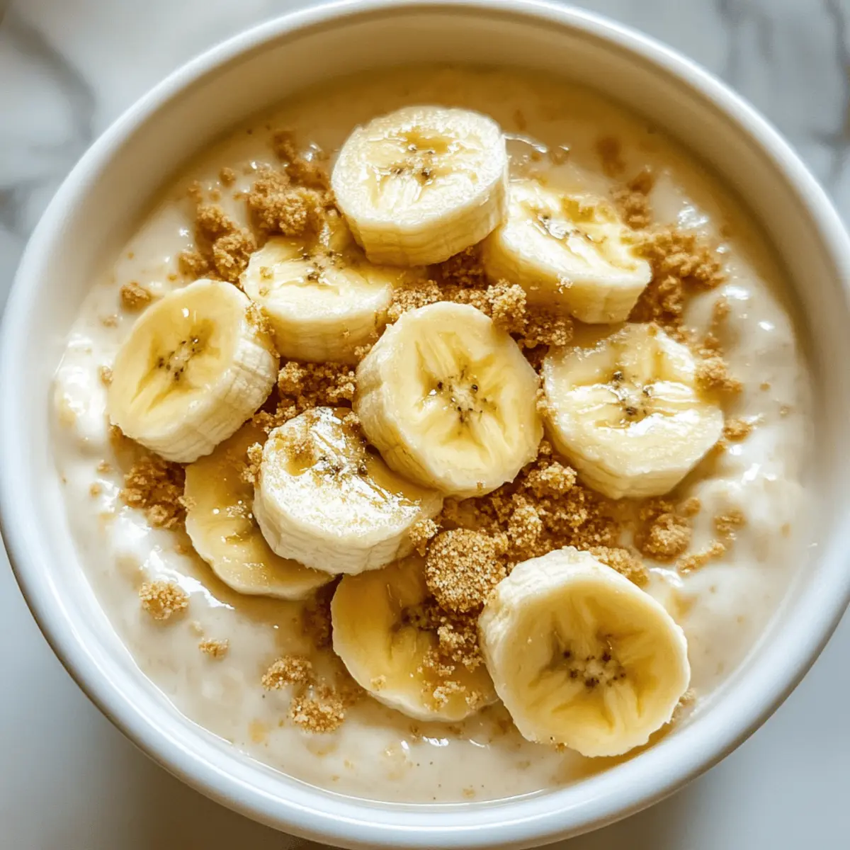 Cremiger Bananenquark Pudding in 5 Minuten