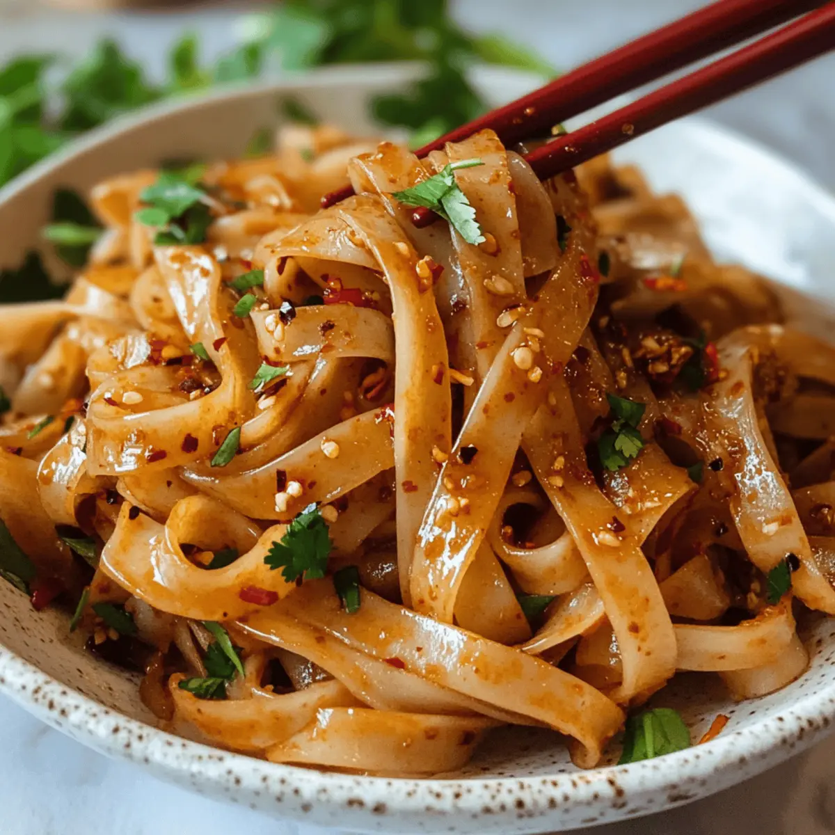 Hoisin Chili Öl Nudeln für den schnellen Genuss