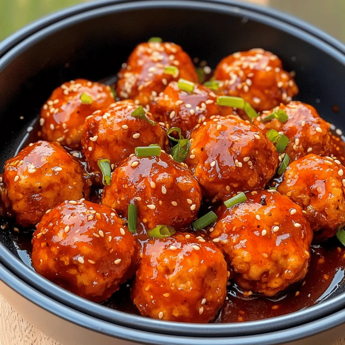 Der Ausstoß: Süße Chili Tofu Bällchen Rezept