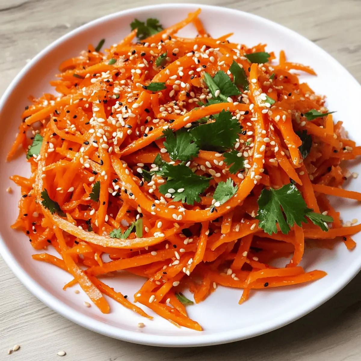 Spicy Korean Karotten-Salat für jeden Anlass