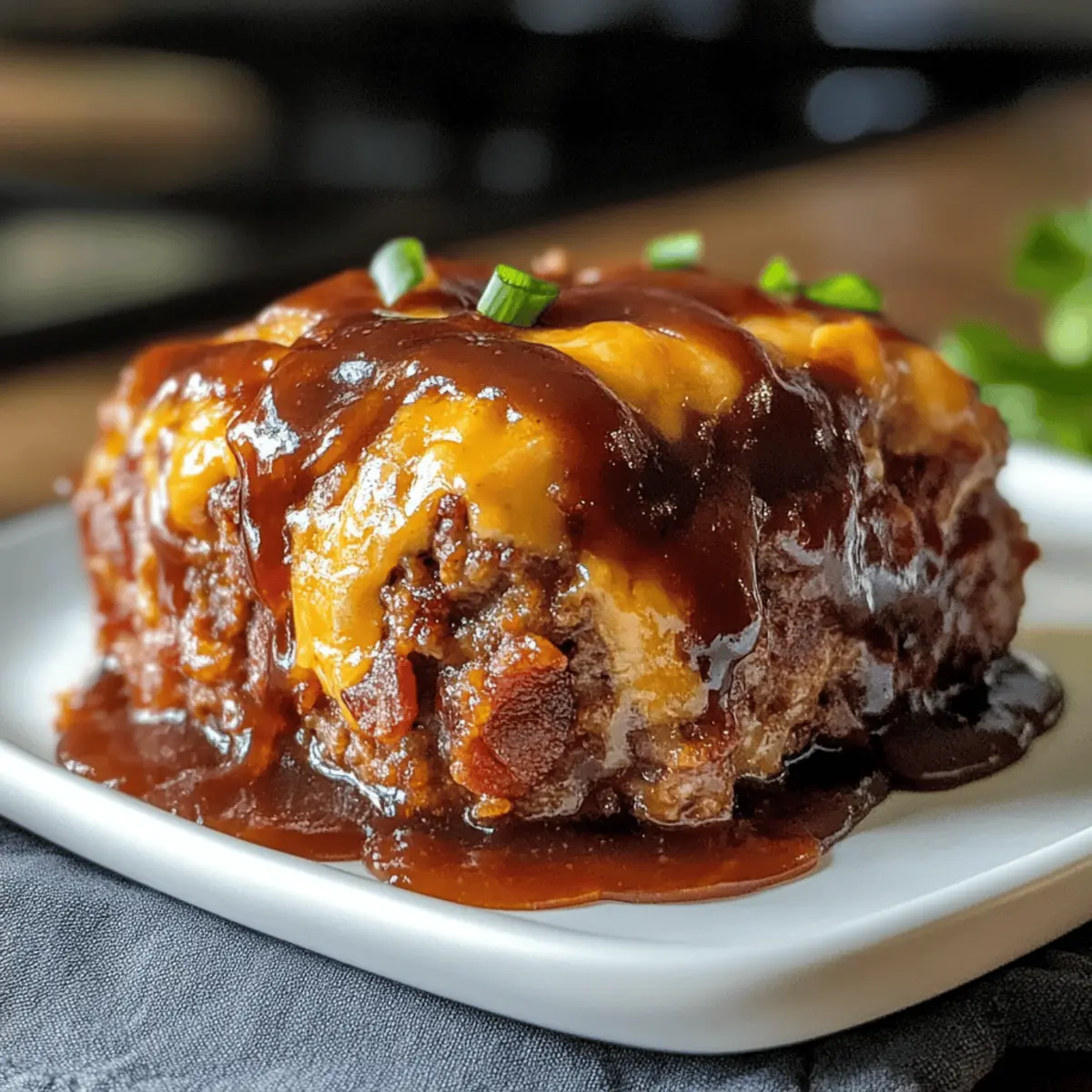 Mini BBQ Bacon Cheddar Fleischlaibchen
