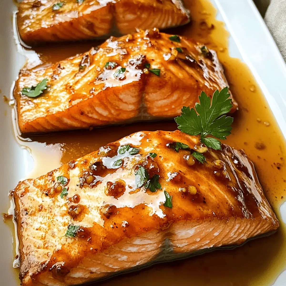 Schneller Honigglasierter Lachs für den perfekten Ausgang
