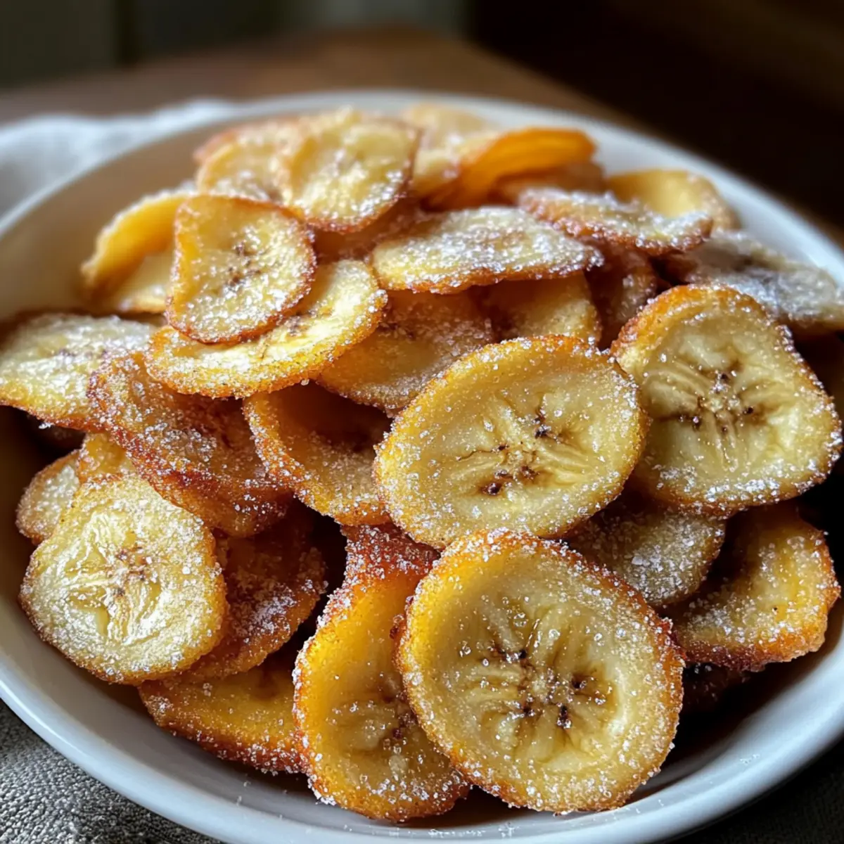 Luftfritteuse Bananenchips einfach und gesund