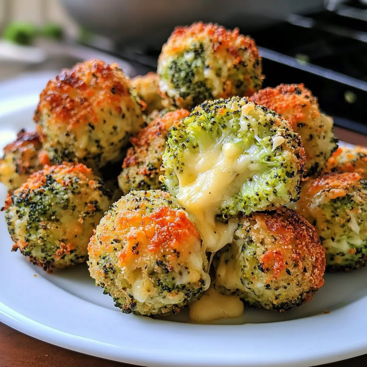 Brennt der Ausgang: Knusprige Brokkoli-Käse-Bällchen