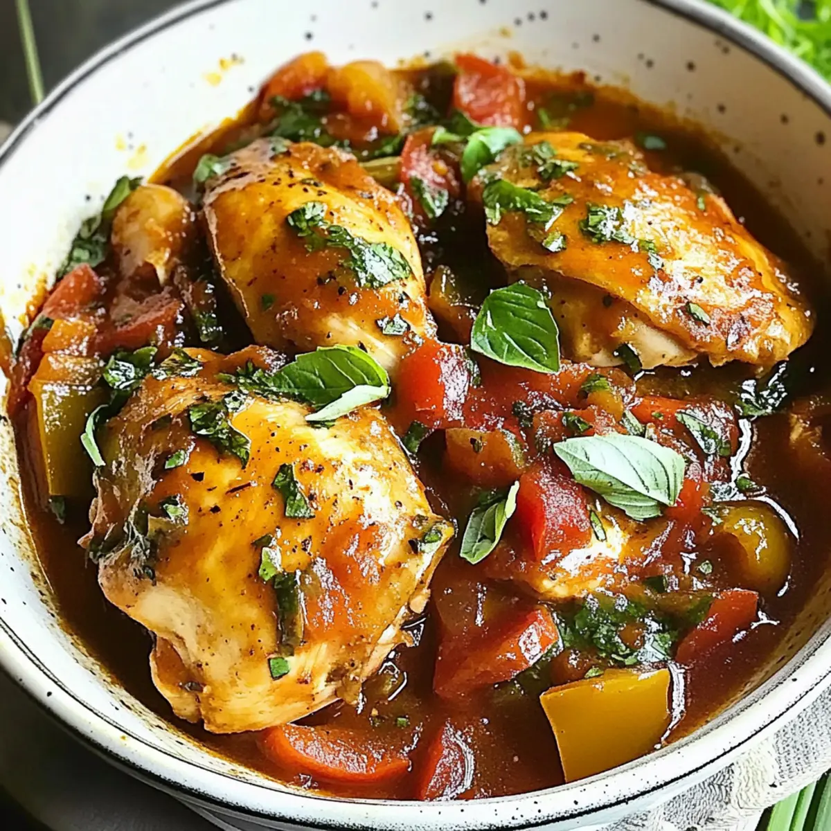 Hühnchen Cacciatore: Leichte italienische Köstlichkeit