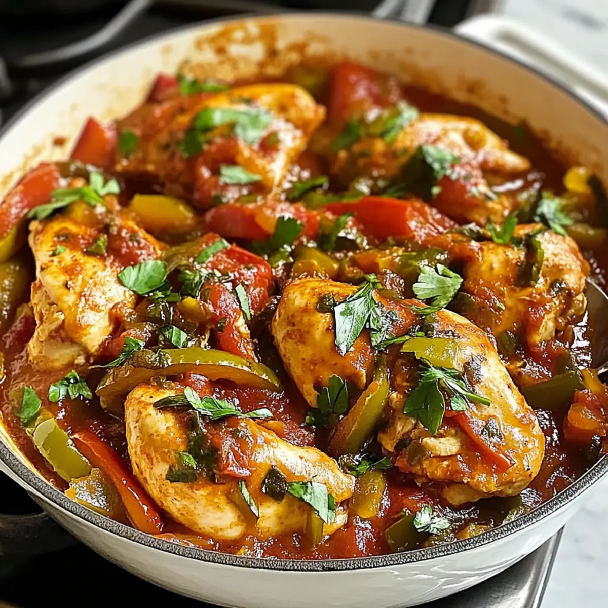 Hühnchen Cacciatore: Gesundes italienisches Comfort Food