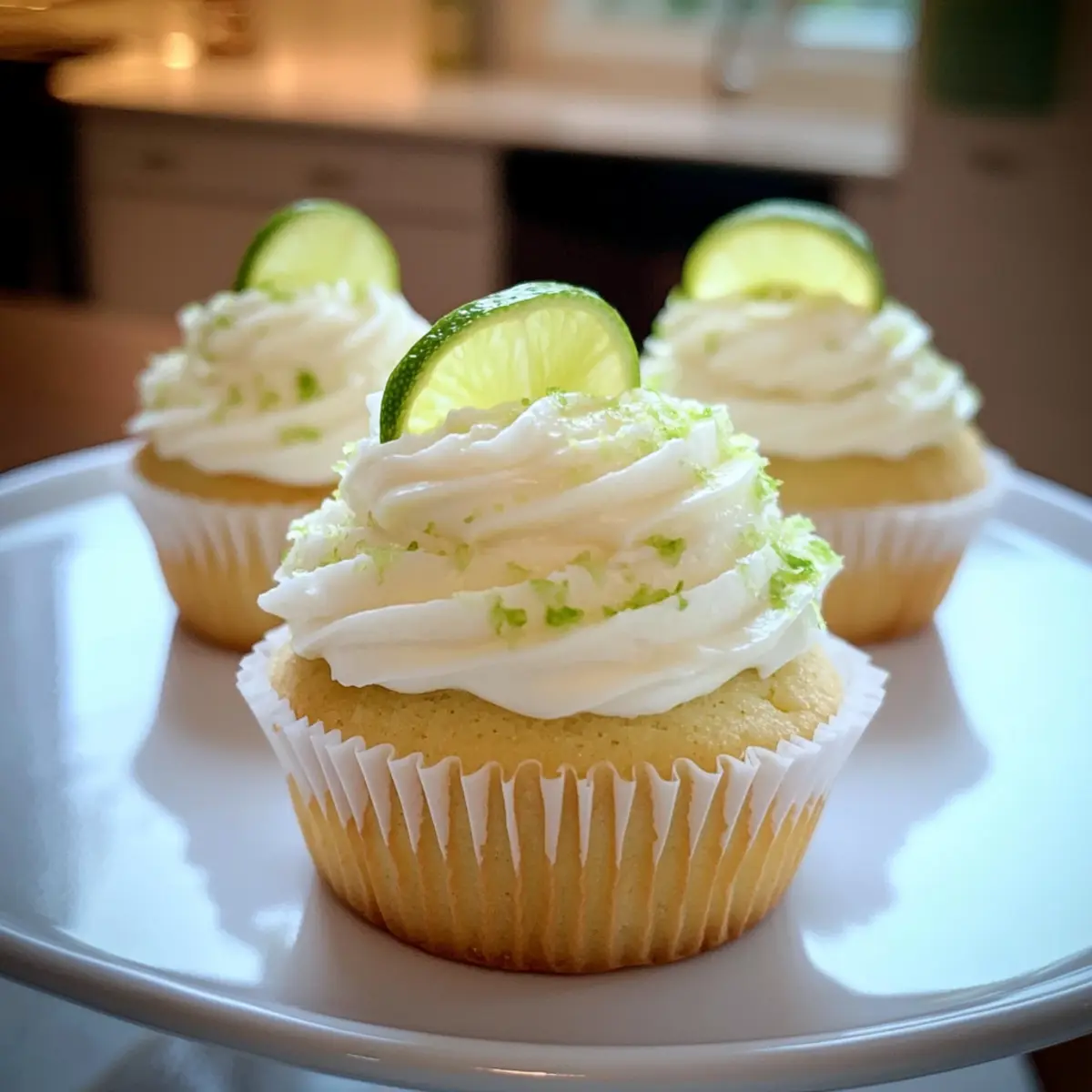 Kokosnuss-Cupcakes mit Limettenfrosting für Genießer