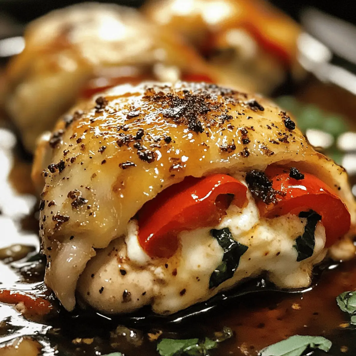 Der Ausstoß: Leckeres gefülltes Hähnchen Rezept