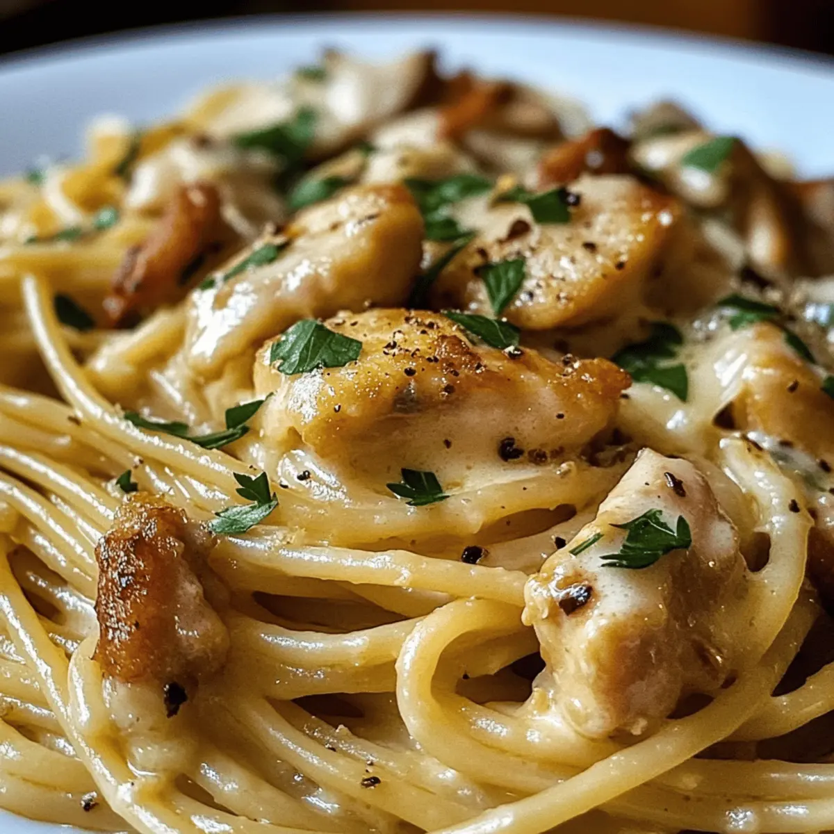 Cremige Monterey Chicken Spaghetti für jeden Abend