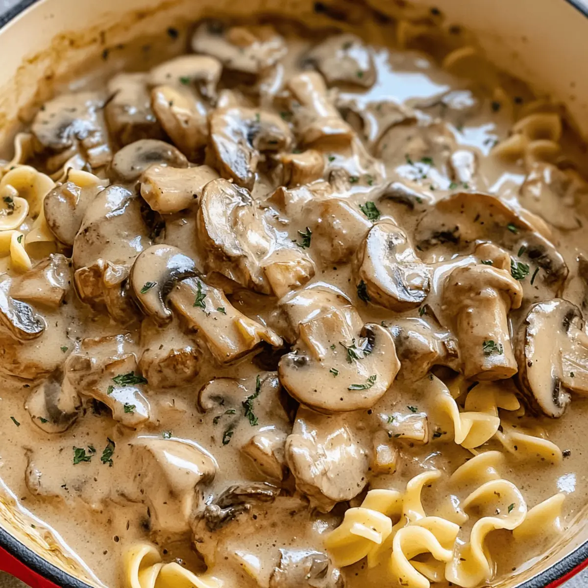 Veganes Mushroom Stroganoff – Einfach und Cremig