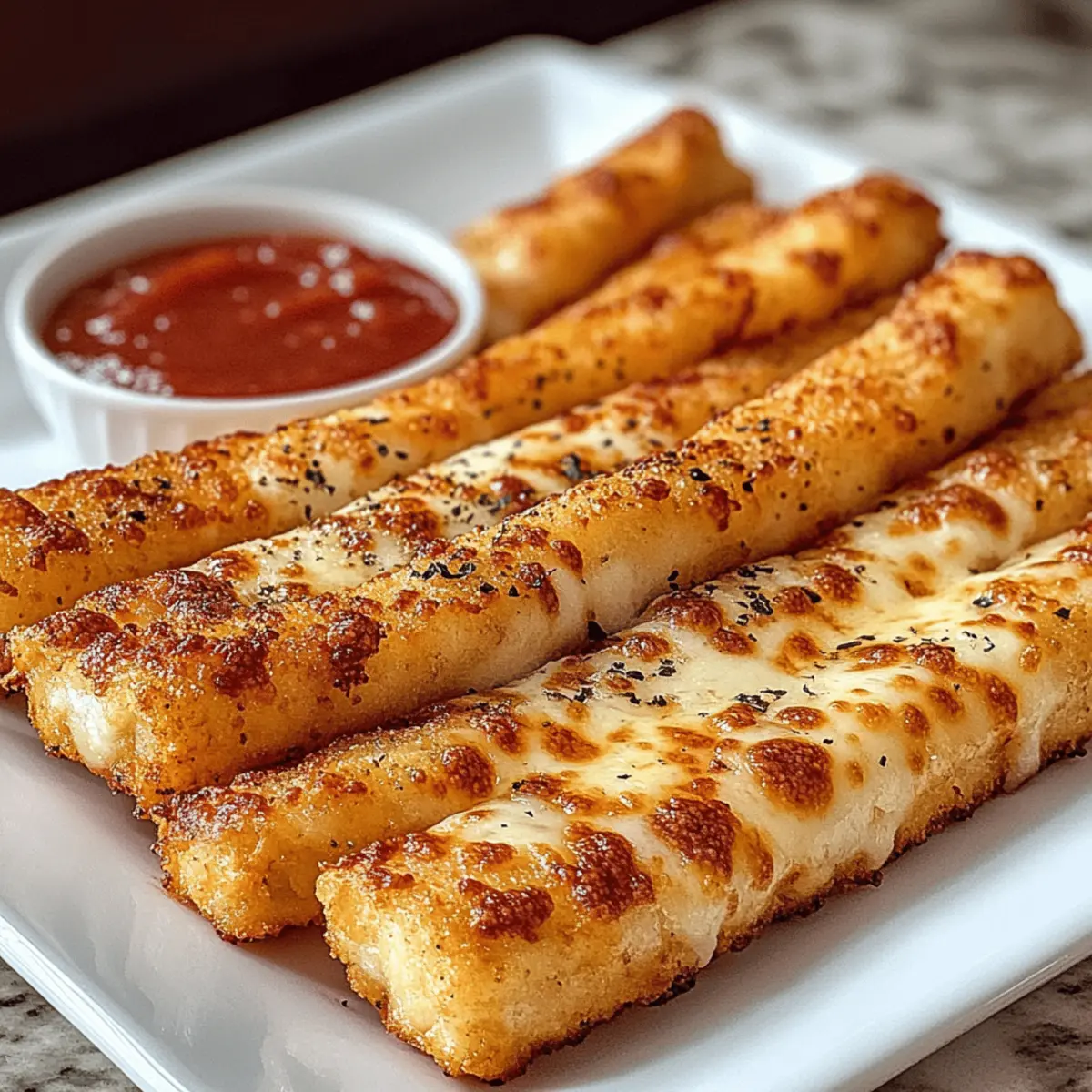Hausgemachte Pizza Hut Käse-Sticks lecker genießen