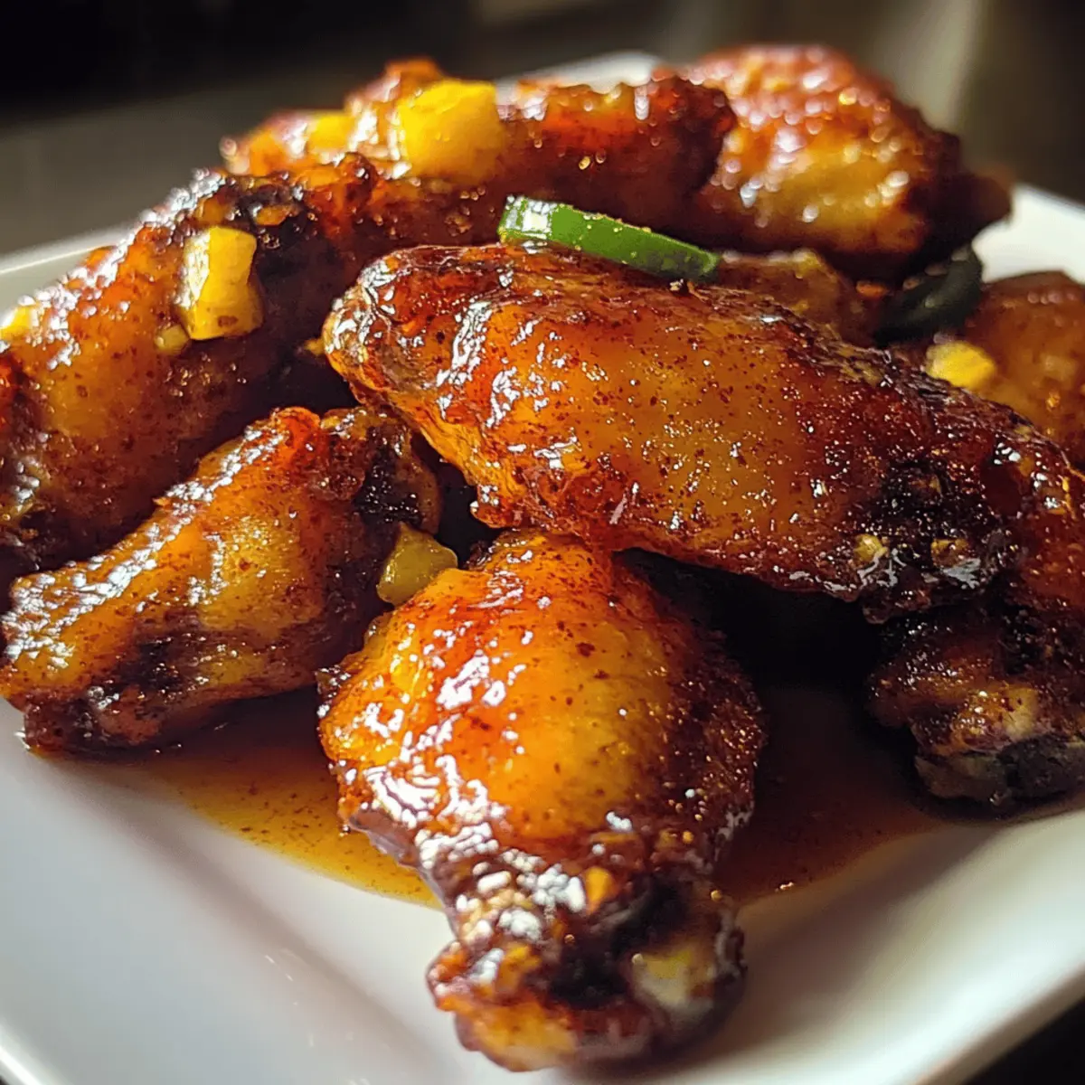 Pineapple Cowboy Candy Chicken Wings Rezept