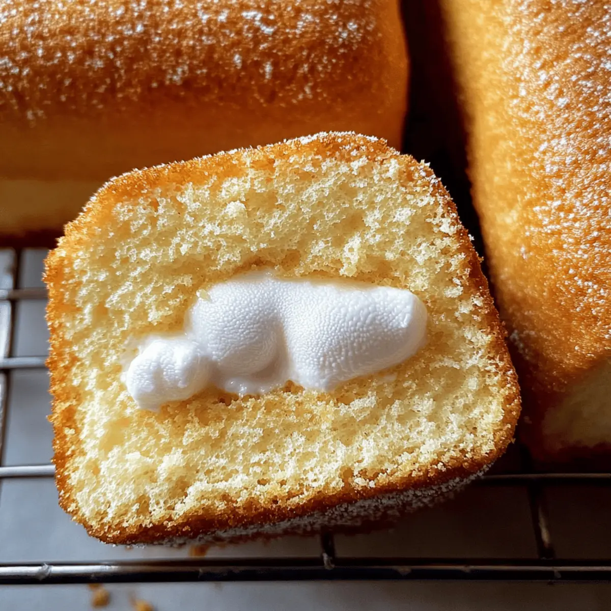 Hausgemachte Twinkies mit Sahnefüllung
