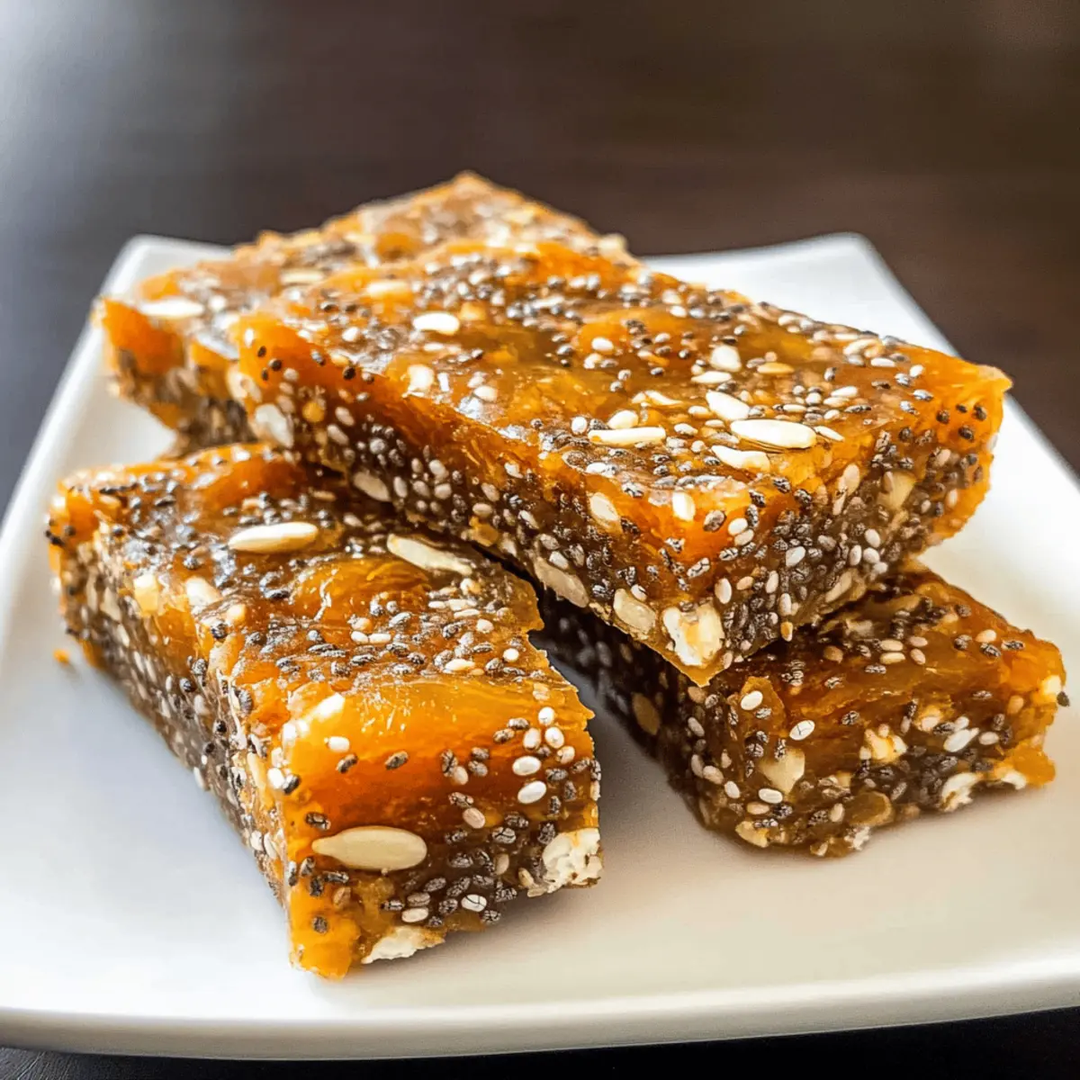 Der Ausgang: No-Bake Aprikosen-Chia-Riegel