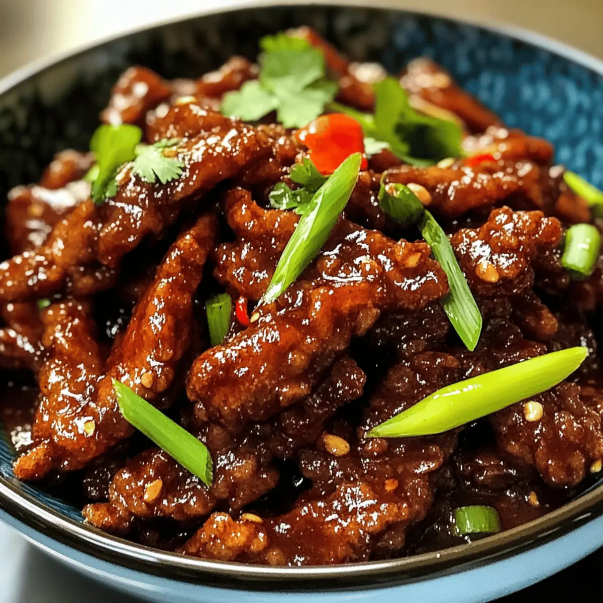 Crispy Sweet Chilli Beef für ein schnelles Abendessen
