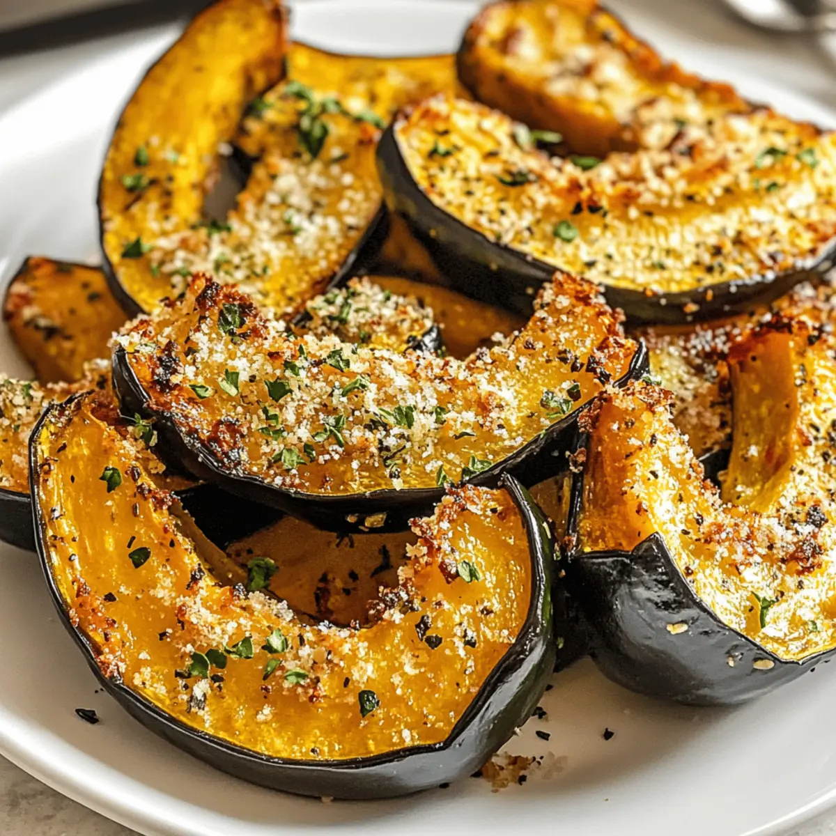 Parmesan-Kräuter-Röst-Kürbis für Feiertage