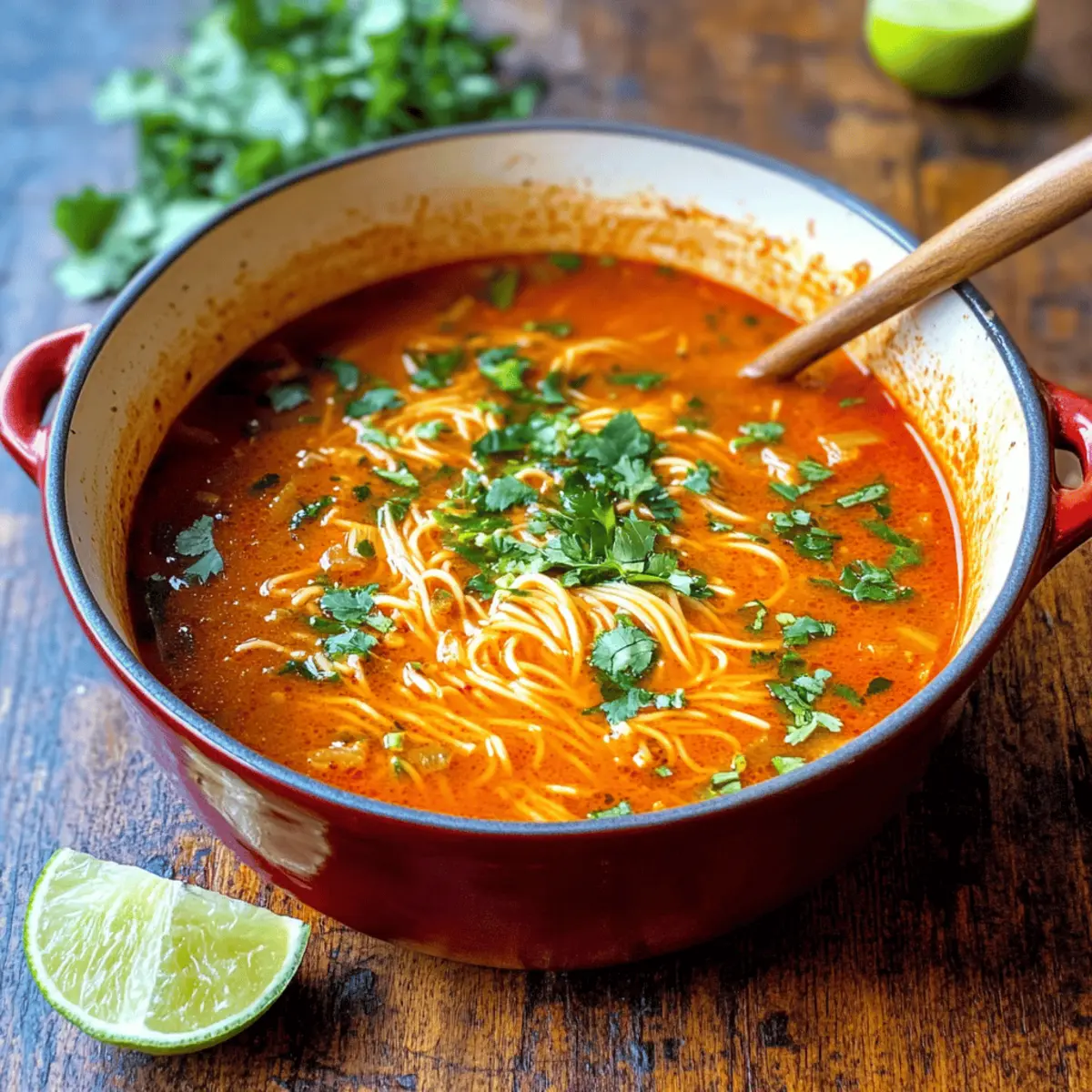 Sinnliche Sopa de Fideo für Zuhause kochen