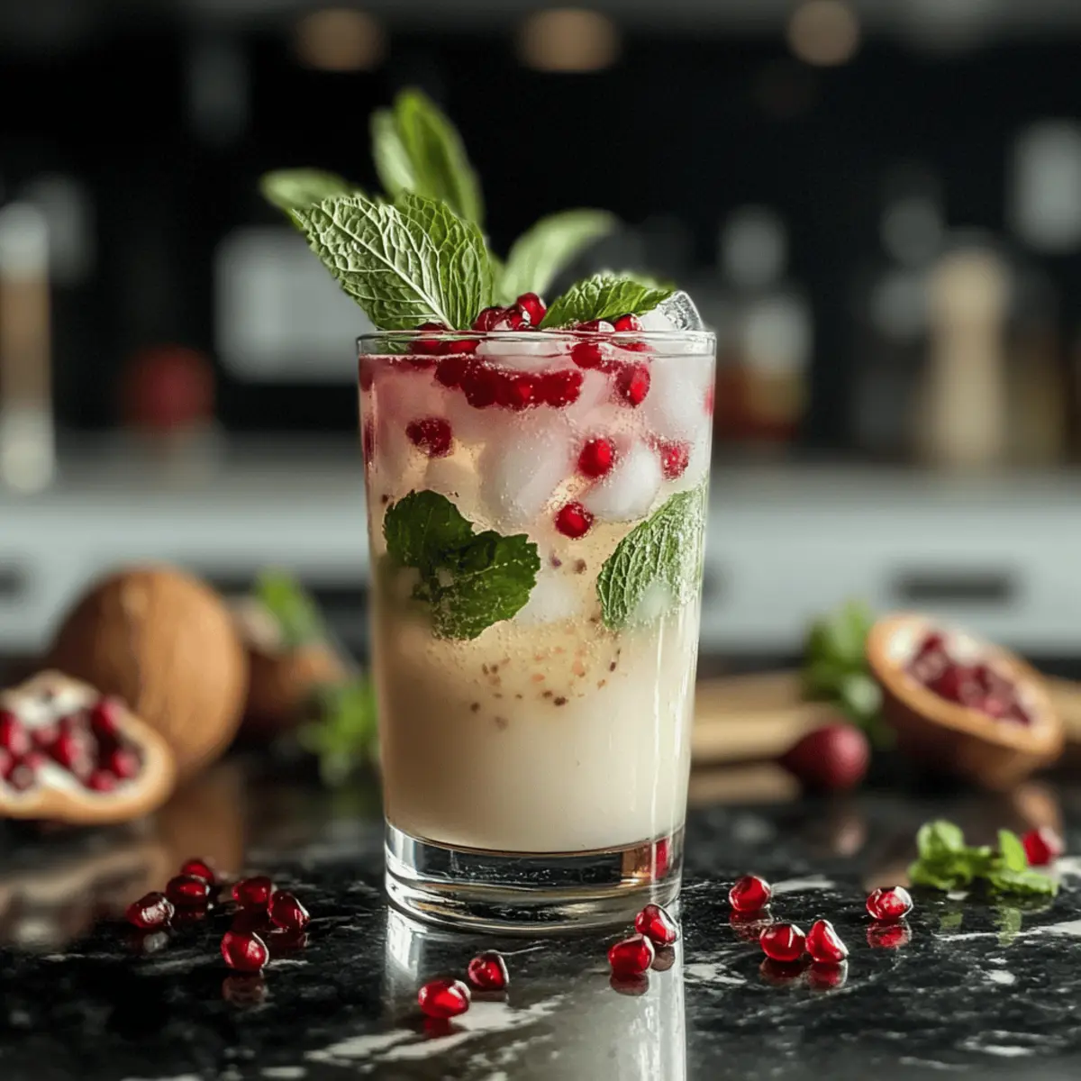Der festliche White Christmas Mojito zum Genießen