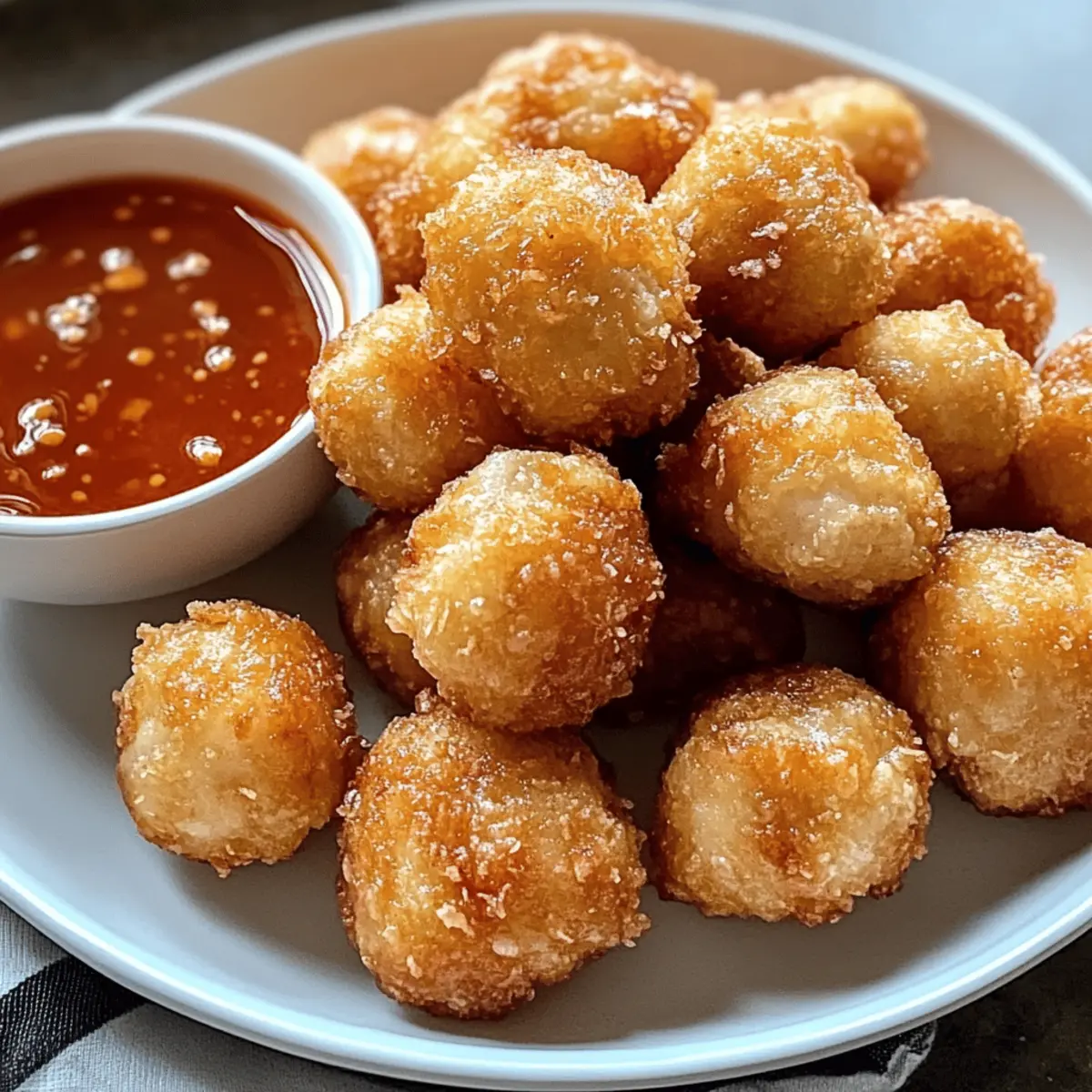 Crispy Chinese Chicken Balls mit süßer Sauce