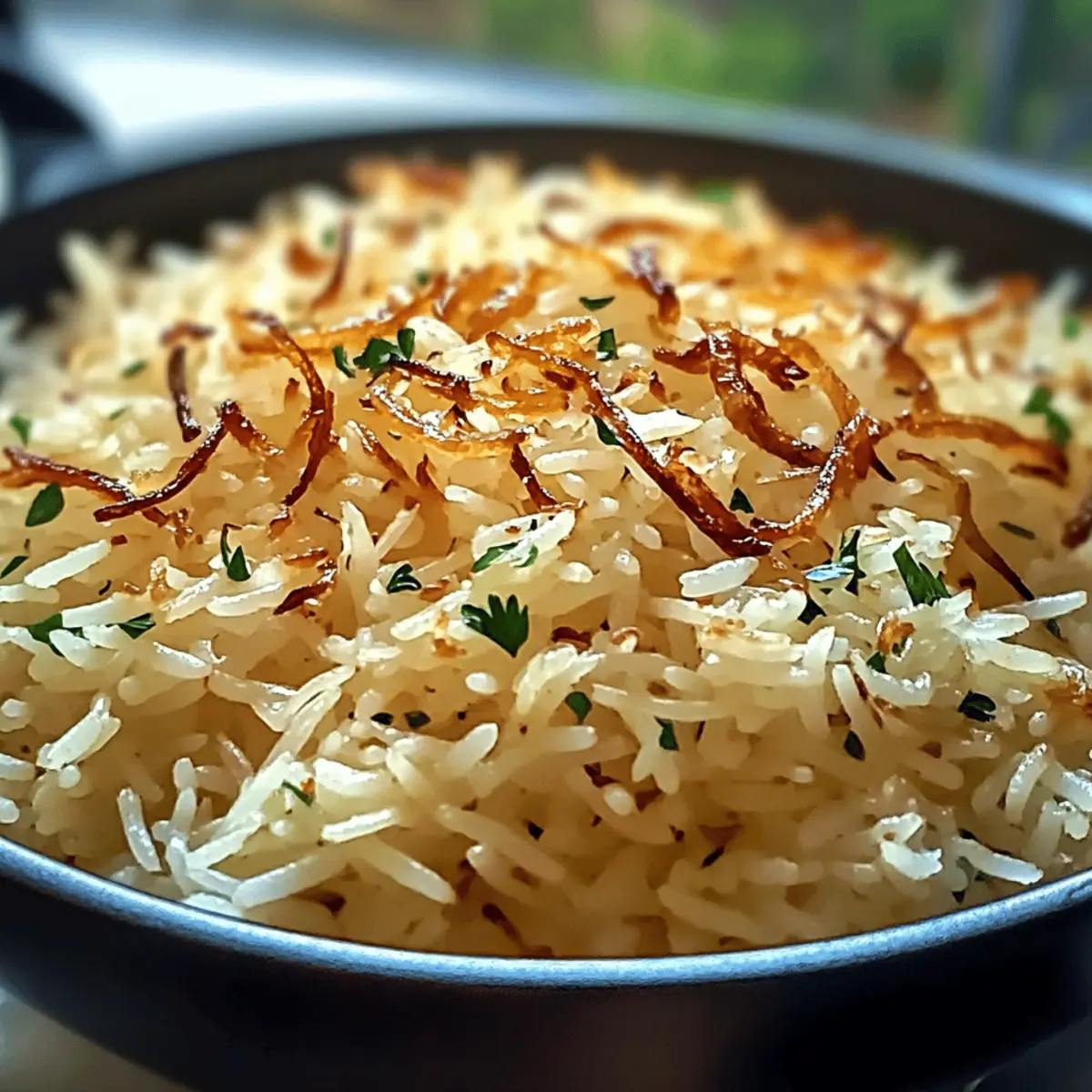 Goldener Zwiebelreis in 30 Minuten zubereiten
