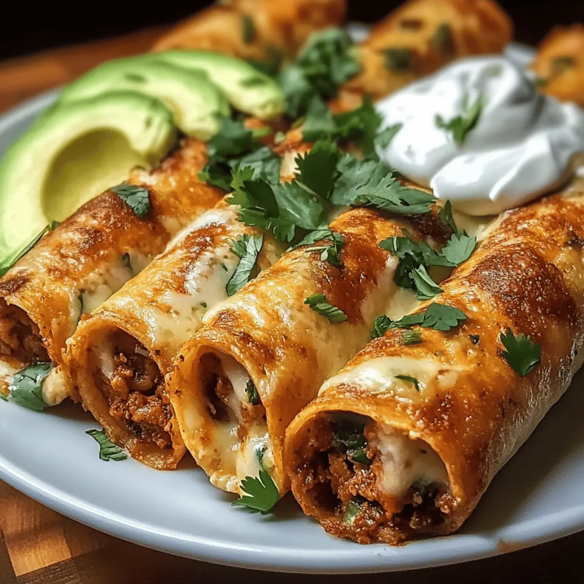 Spicy Hatch Chili Chicken Taquito Rolls
