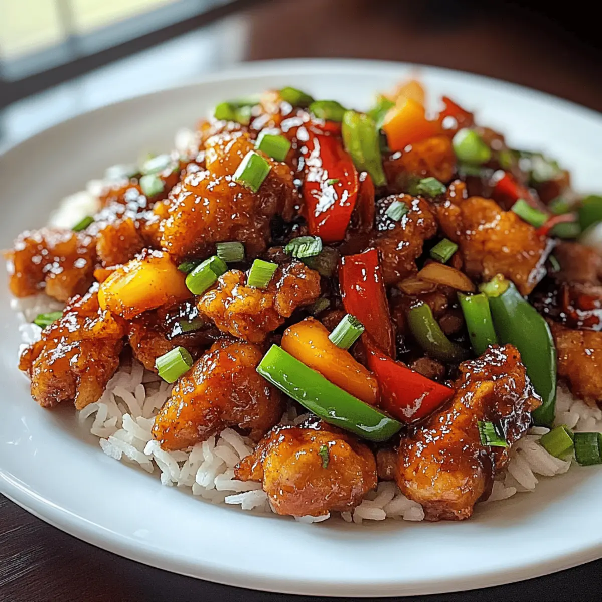 Knuspriges Dragon Chicken mit scharfer Note