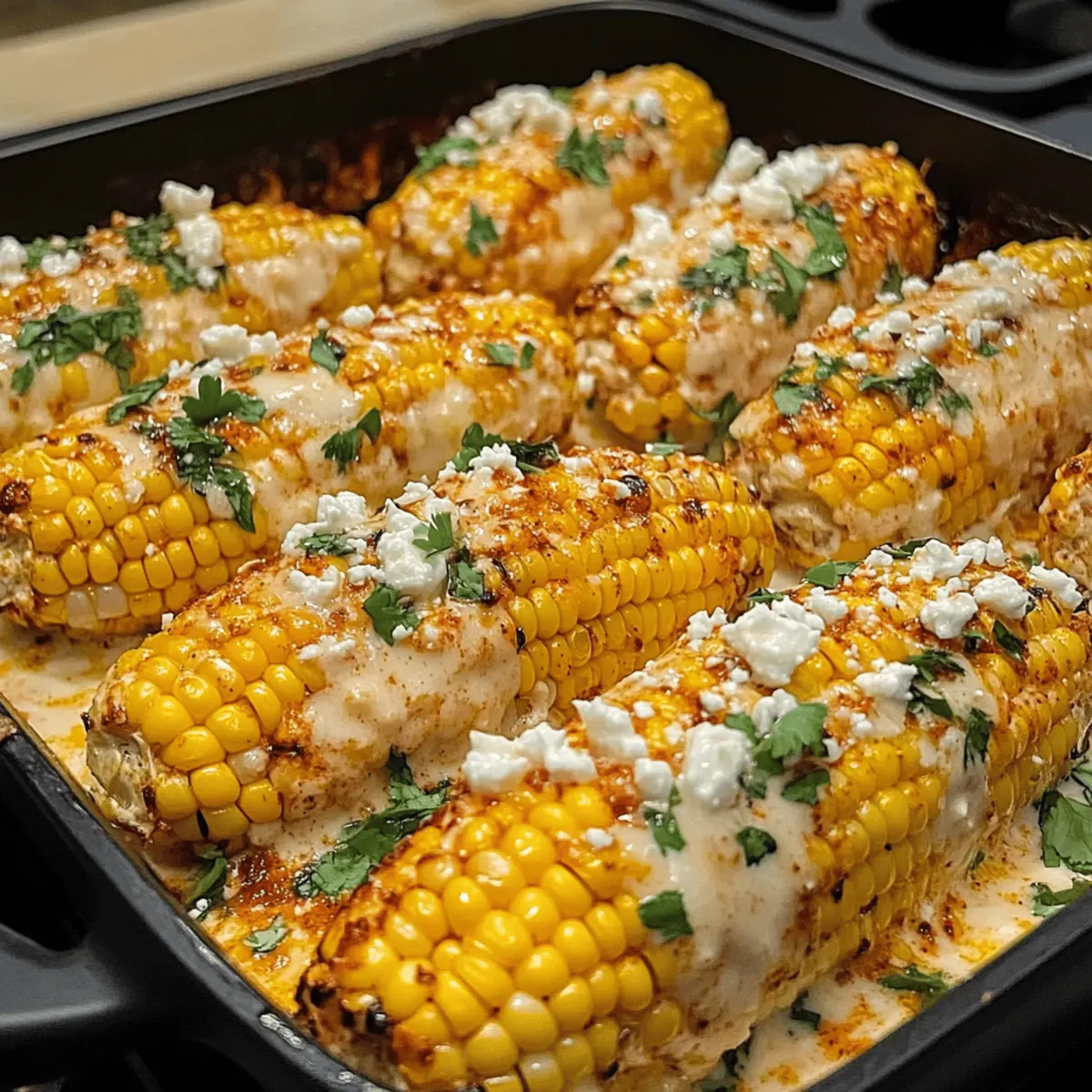 Spicy & Creamy Cajun Maiskolben