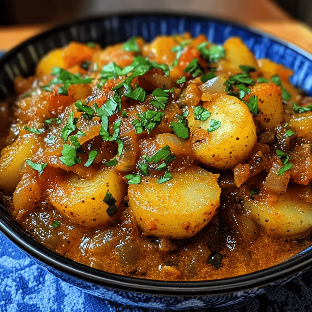 Dopiazeh Aloo: Herzhafter Persischer Kartoffelcurry