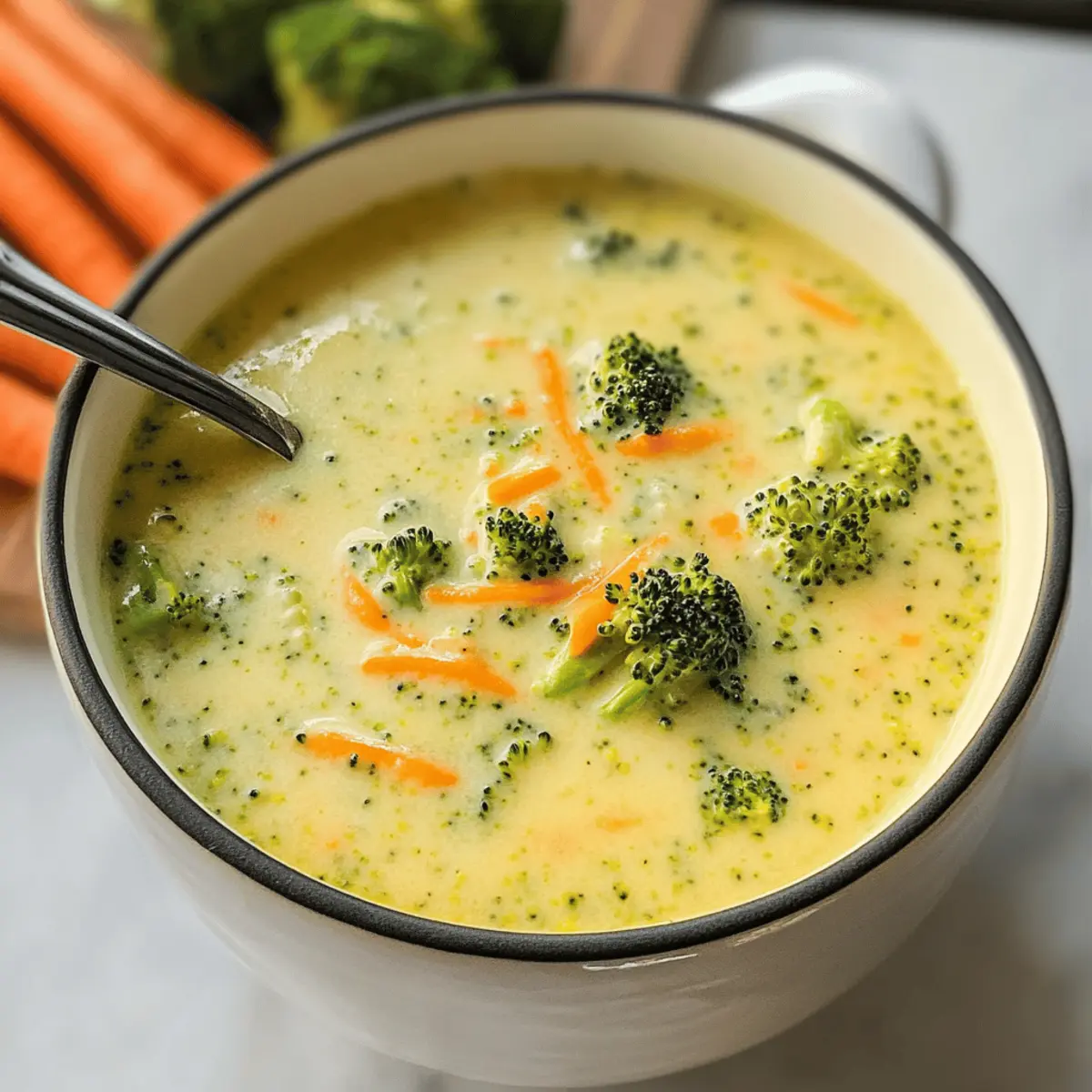 Köstliche Brokkoli-Cheddar-Suppe in 30 Minuten