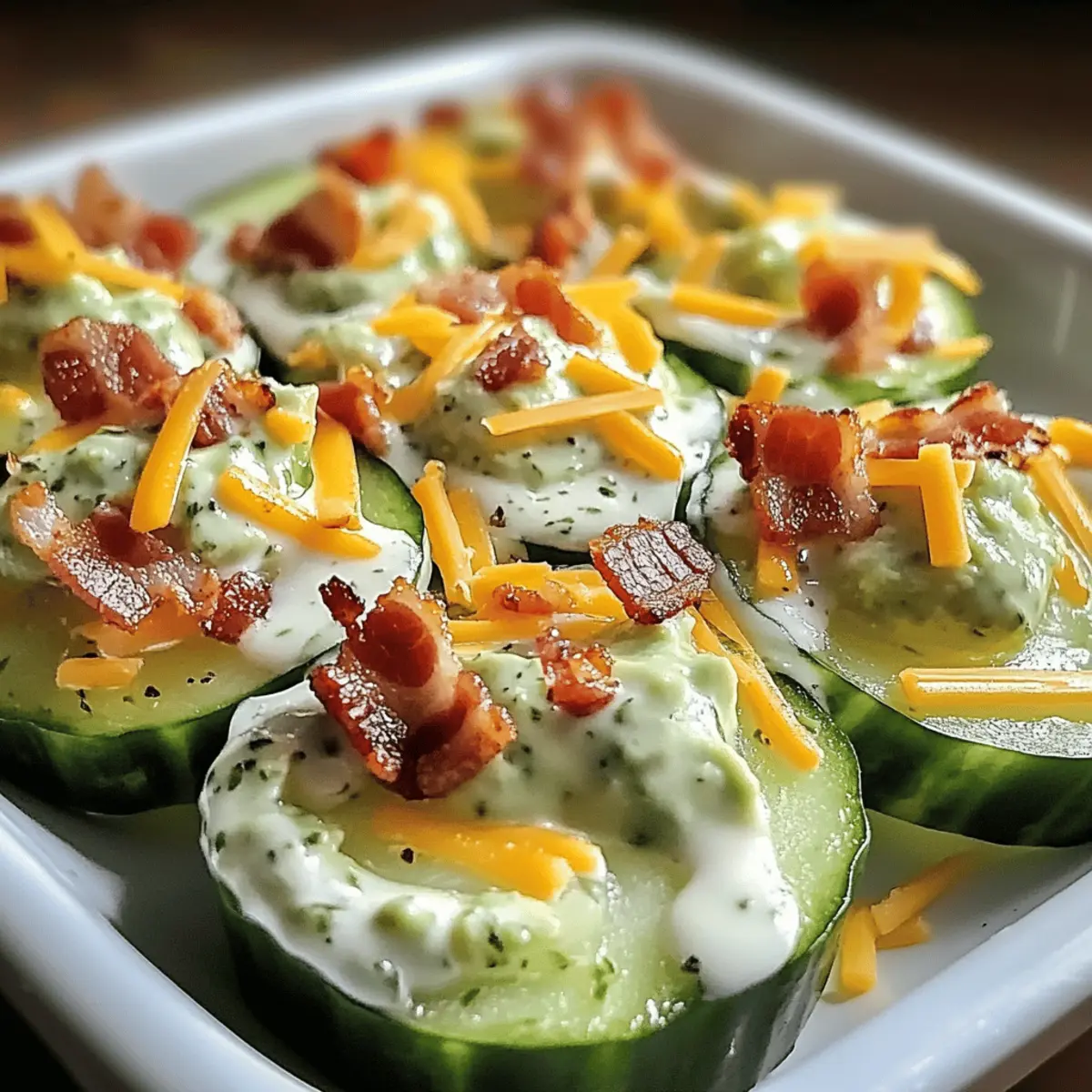 Frische und schnelle Gurken Schnacks