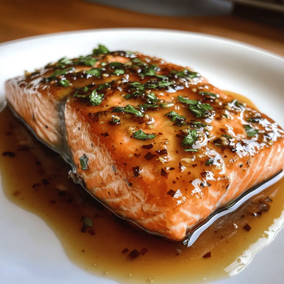 Ahorn-Bourbon Glasierter Lachs für ein schnelles Dinner