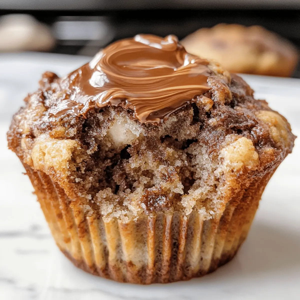 Nutella-Bananen-Muffins für dein Frühstück