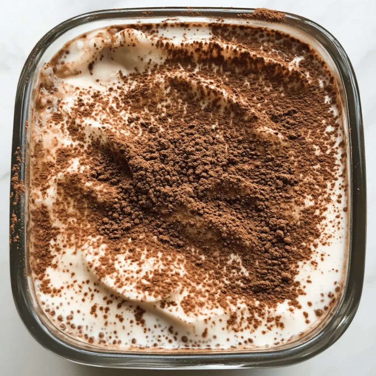 Tiramisu Chia Pudding für gesunde Genießer