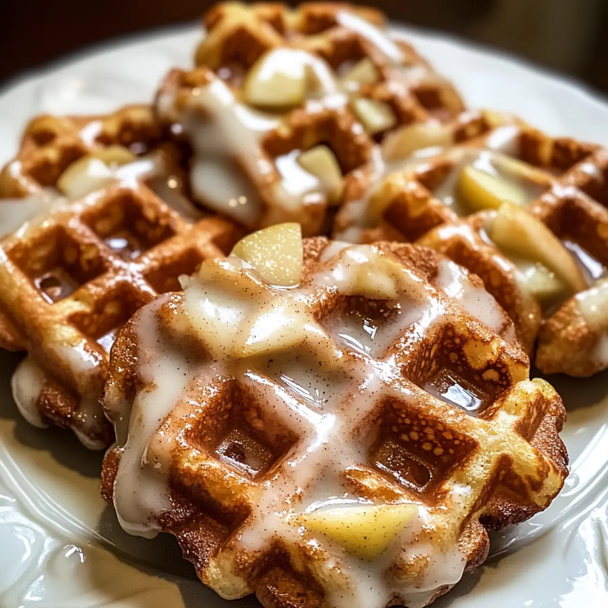 Apfelküchel Waffel-Donuts für dein Frühstücksglück
