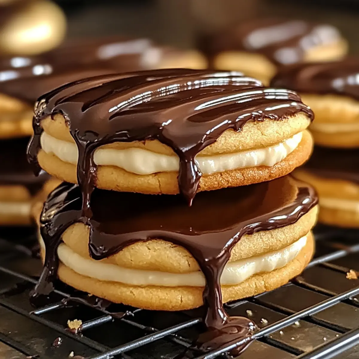 Boston-Cream-Pie-Kekse für den ultimativen Genuss