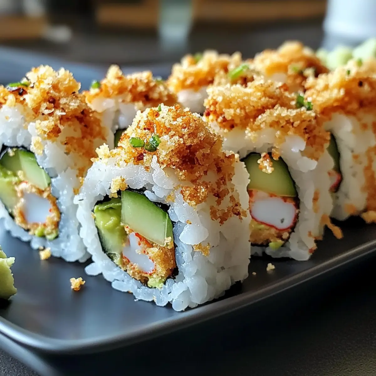 California Crunch Roll Sushi einfach selbst machen