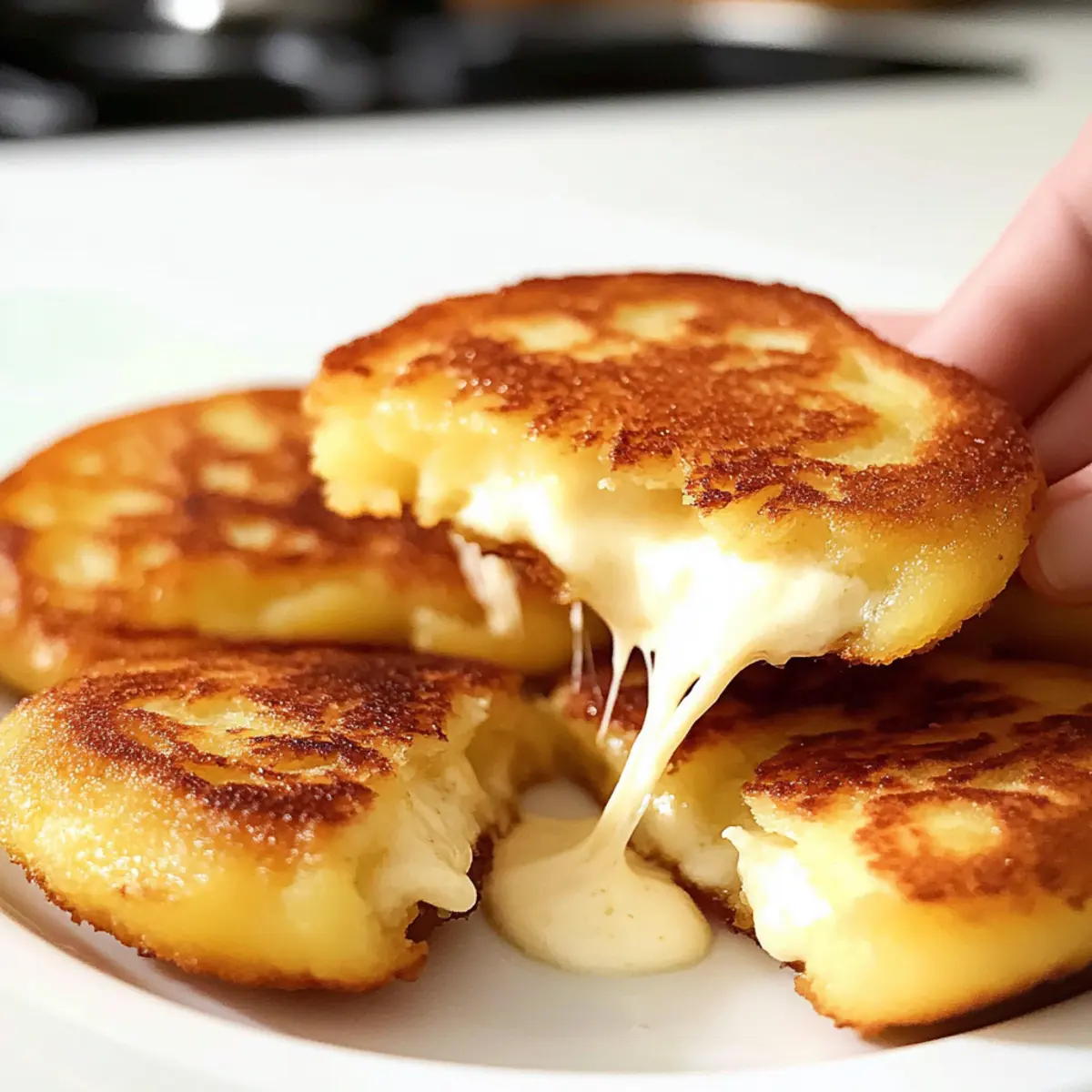 Käse Kartoffelpuffer schnell und einfach zubereiten