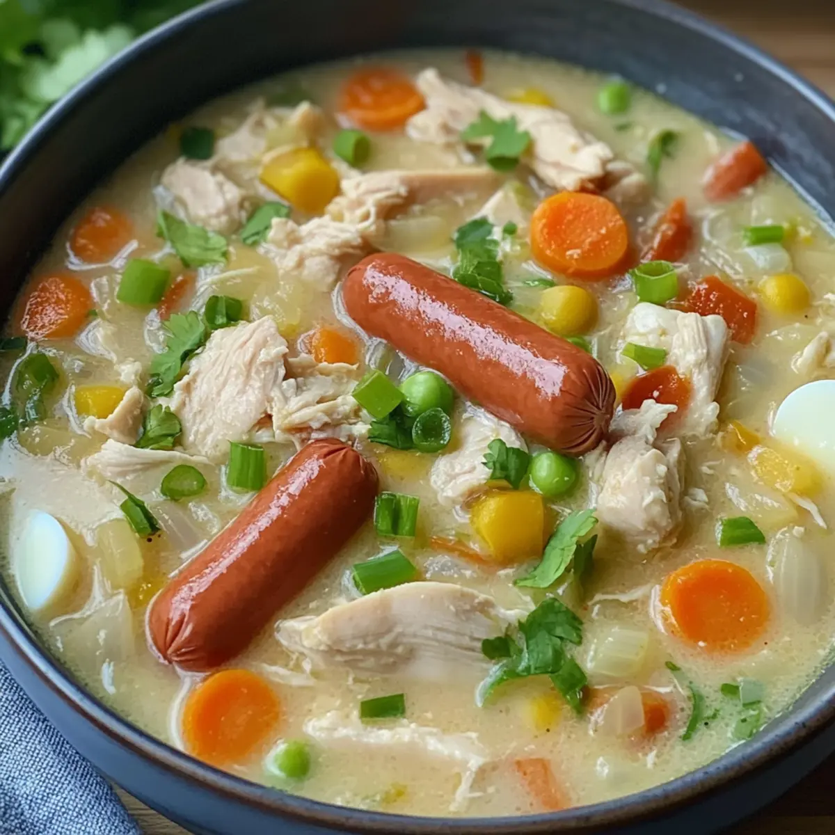 Hühnchen-Sopas: Herzhaftes Wohlfühlsüppchen