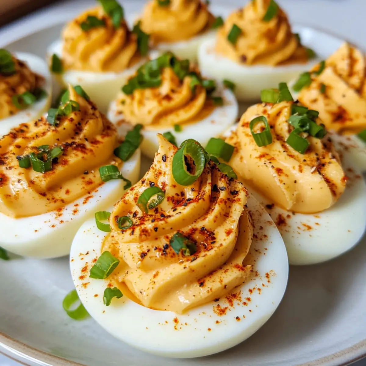 Teufelseier mit Miso-Ramen Geschmack