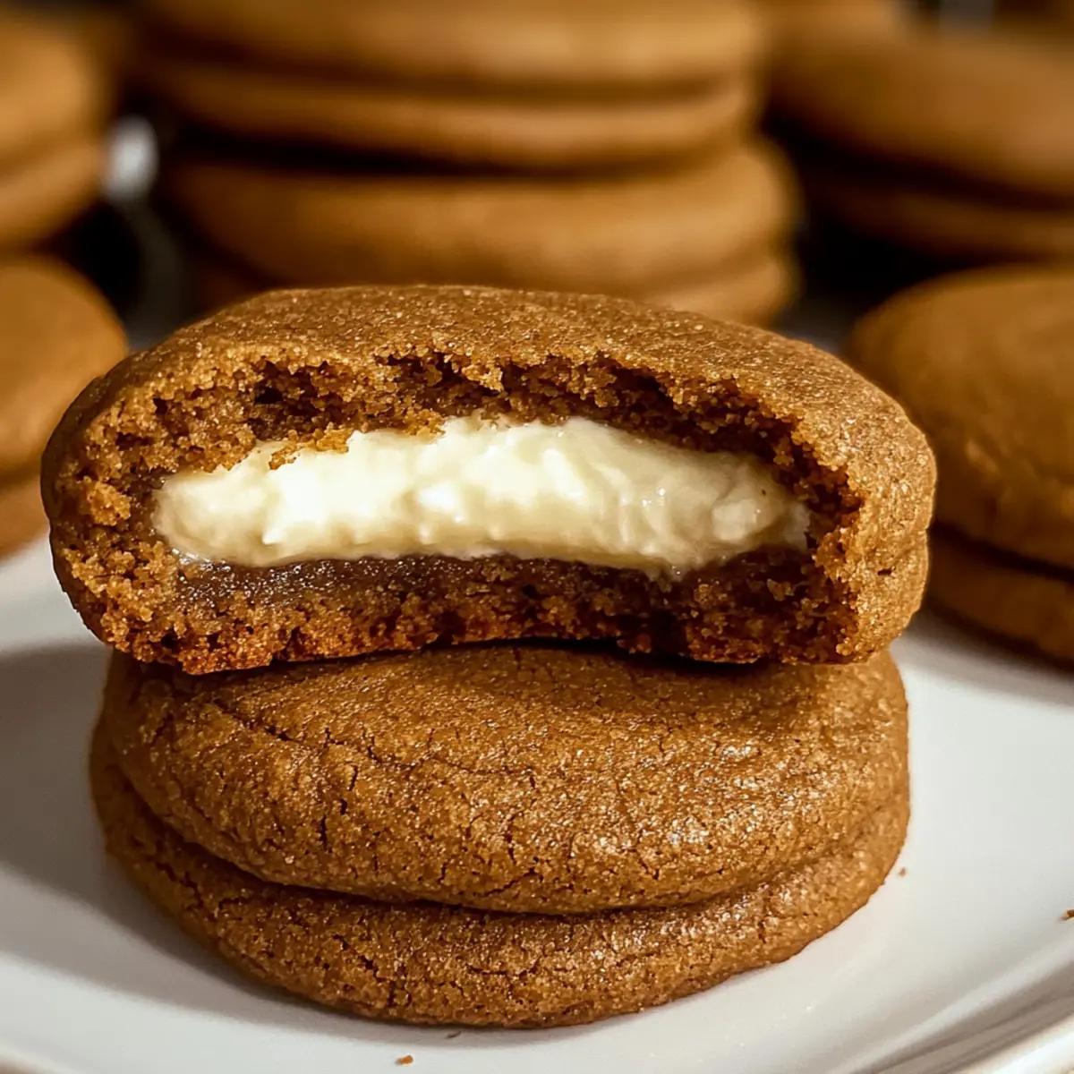 Lebkuchen-Käsekuchen-Kekse für die Feiertage
