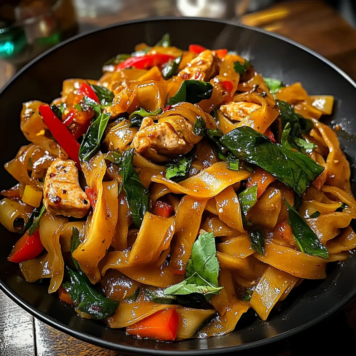 Hohe Protein Betrunkene Nudeln für Genießer